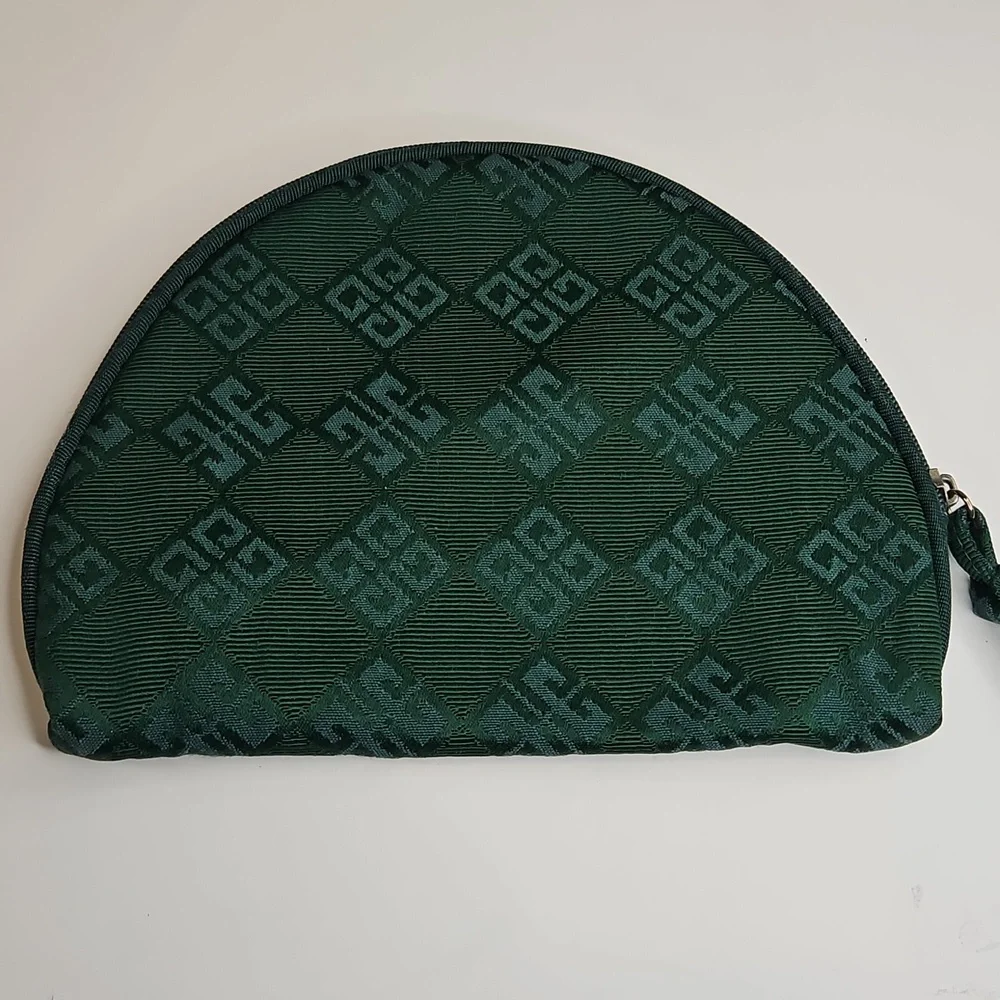 Givenchy Amarige Green Fabric Cosmetic Pouch